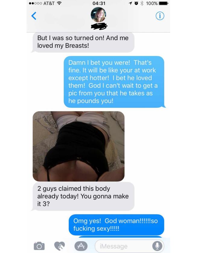 Hotwife text messages