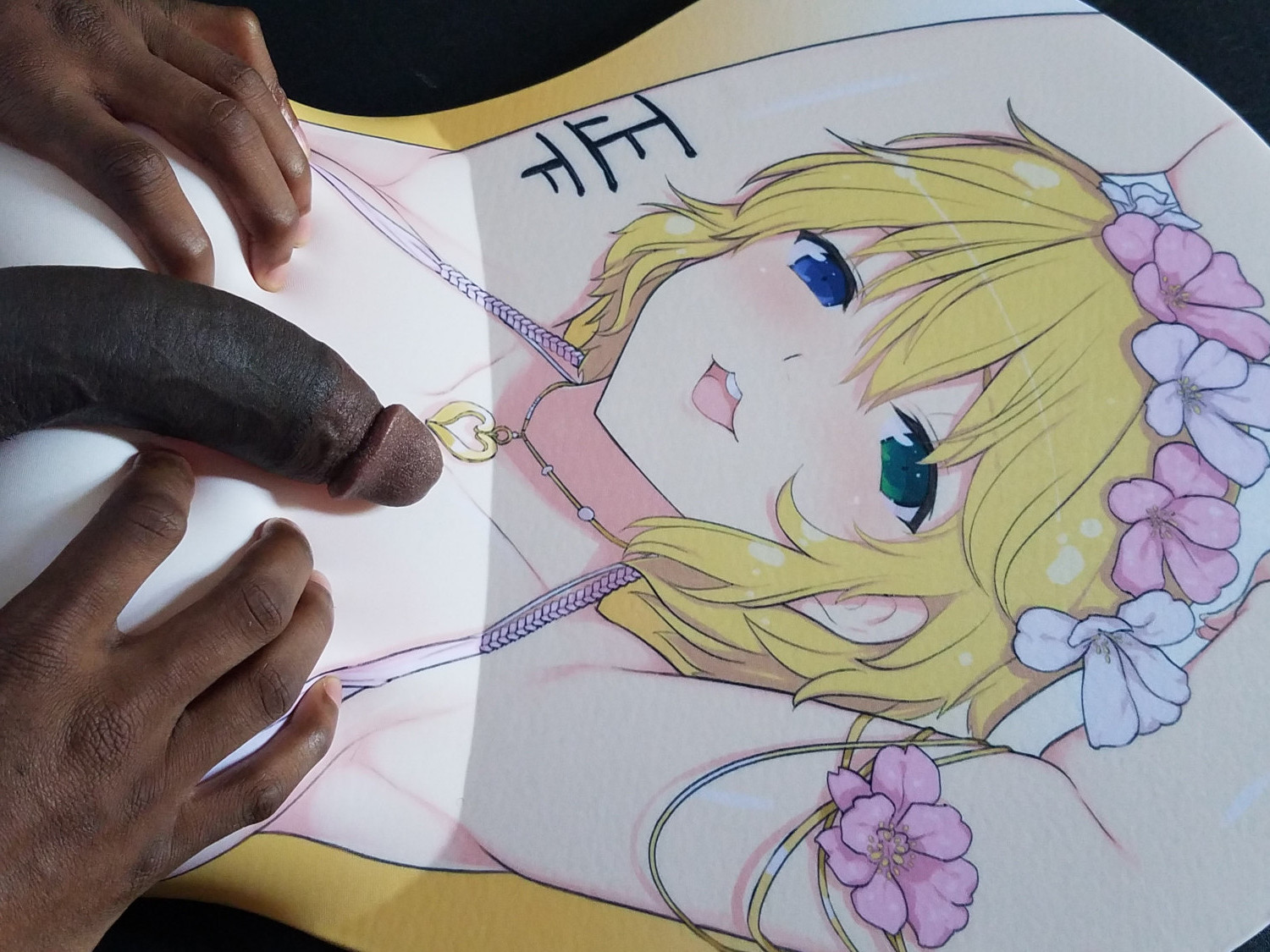 LIFE-SIZE Ryouna Oppai Mousepad Cum Tribute #BYOn5RCg