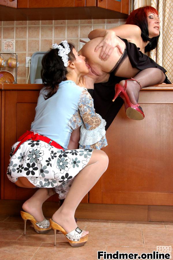 High End Lesbians Pornbabe! Gorgeous French maid ready to lick every curve of sizzling hot aging le #J1yYH2x7